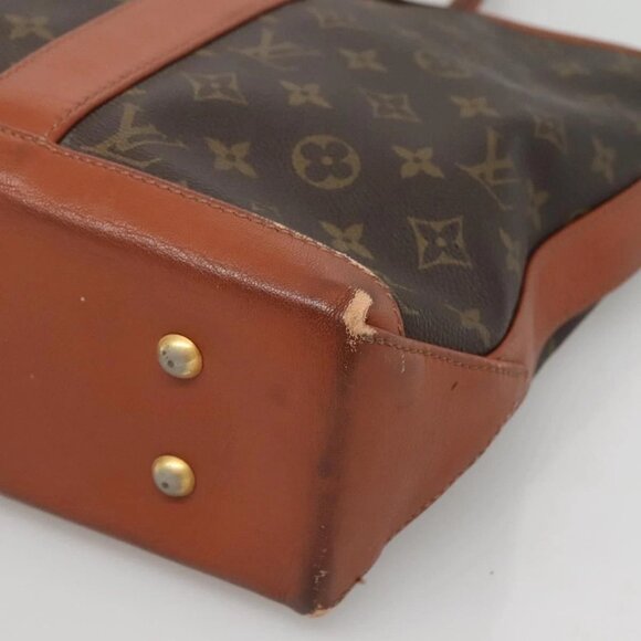 LOUIS VUITTON Monogram Sac Weekend PM Hand Bag M42425 LV Auth th6126 - Picture 3 of 16